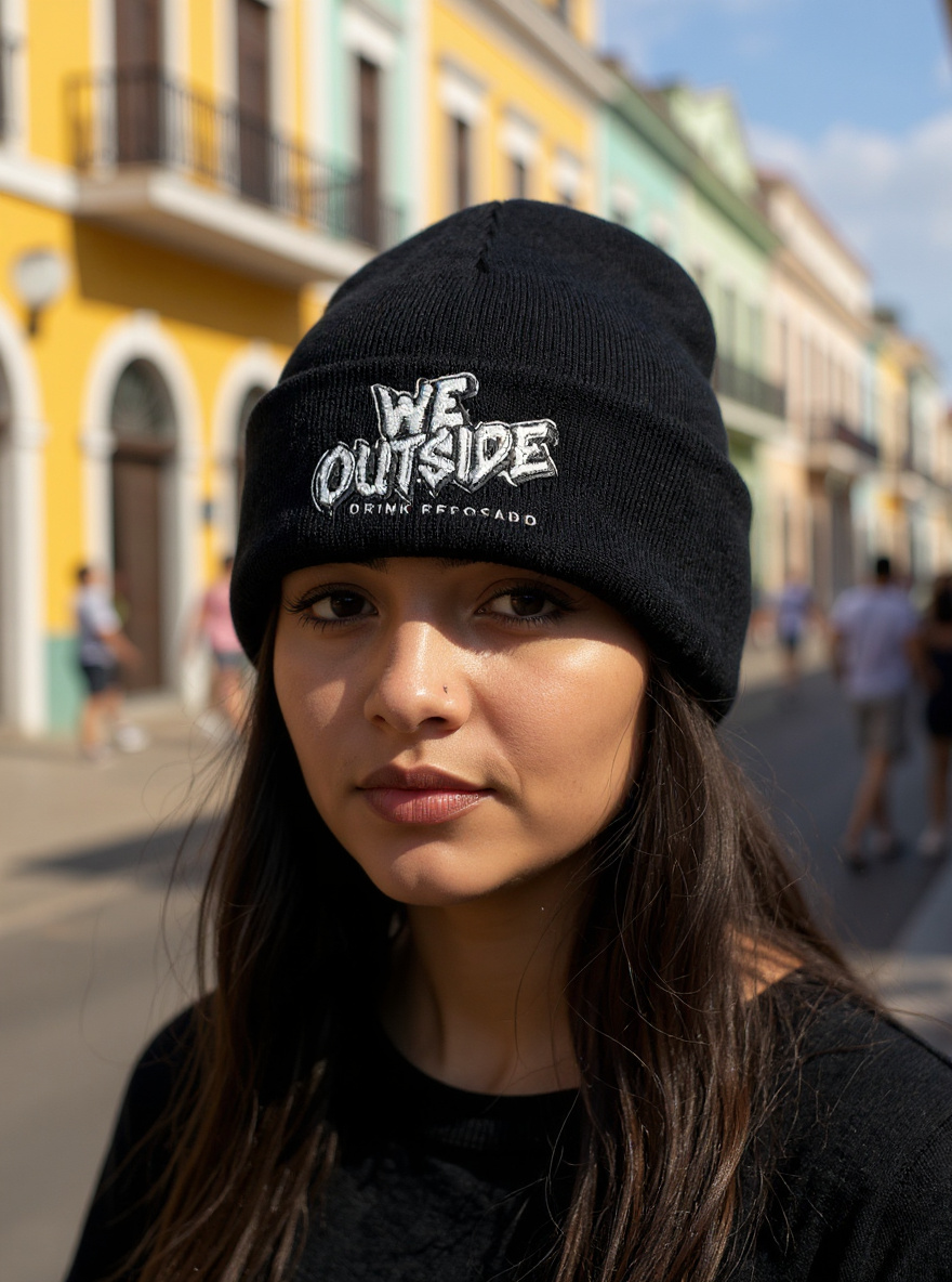 WE OUTSIDE-Classic Knit Beanie wIth Cuff