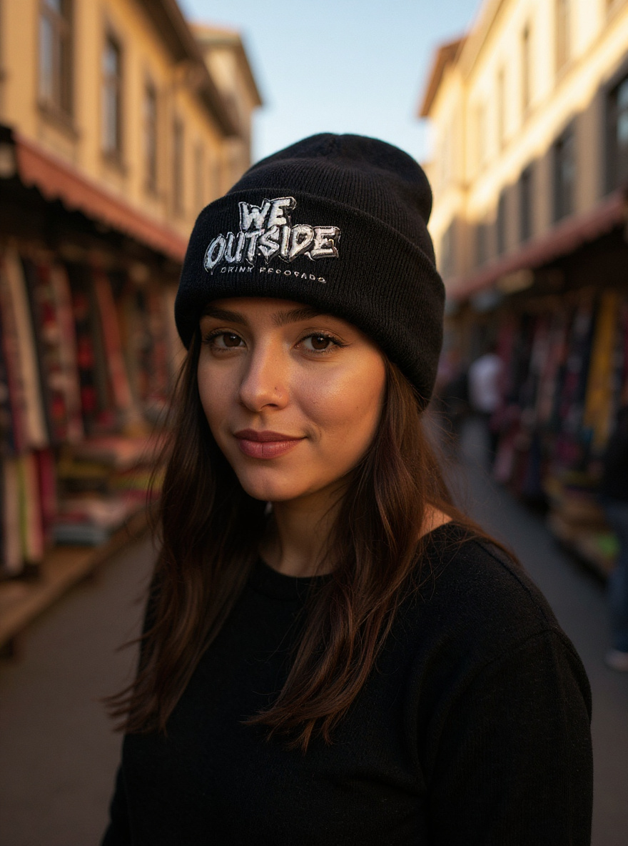 WE OUTSIDE-Classic Knit Beanie wIth Cuff